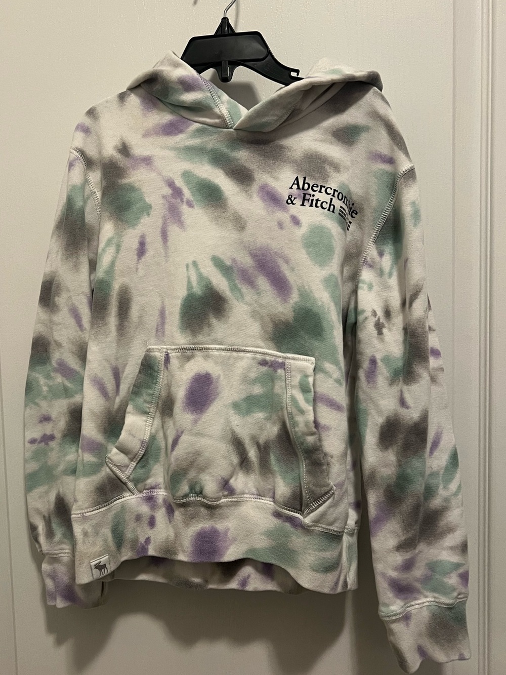 Girls’ Abercrombie & Fitch Pastel Tie-Dye Hoodie -